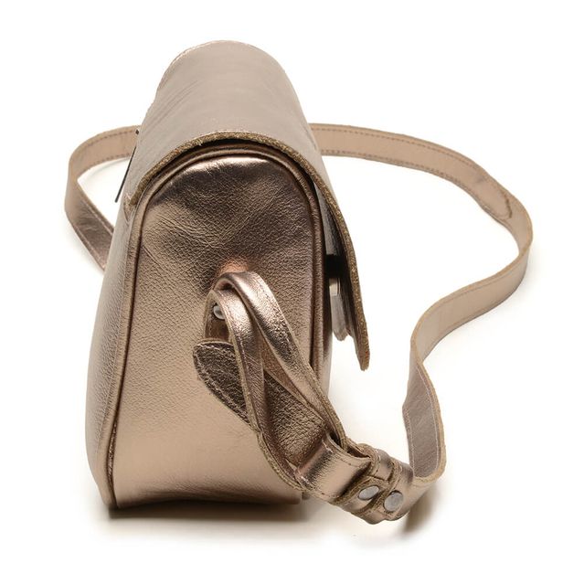 Bolsa de Couro - ABA - Champagne