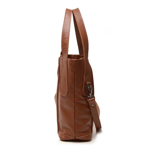 Bolsa de Couro - CELEBRAR - Chocolate
