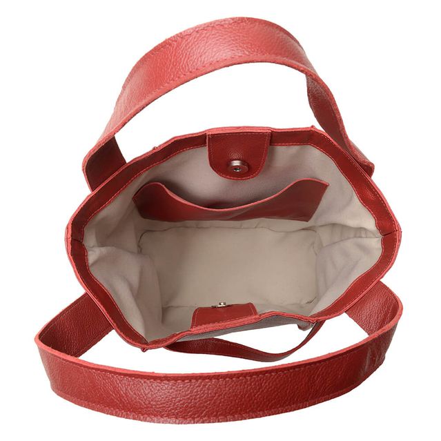 Bolsa de Couro - CELEBRAR - Vermelha