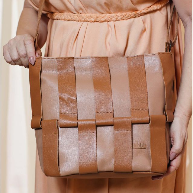 Bolsa de Couro - ÉLO - Bali E Caramelo