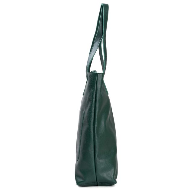 Bolsa de Couro - ENVELOPE - Verde Folha
