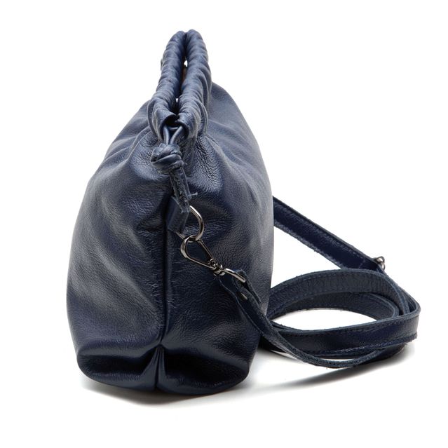 Bolsa de Couro - HARMONIA - Azul Anil