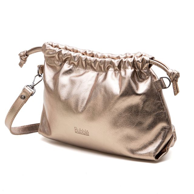 Bolsa de Couro - HARMONIA - Champagne 