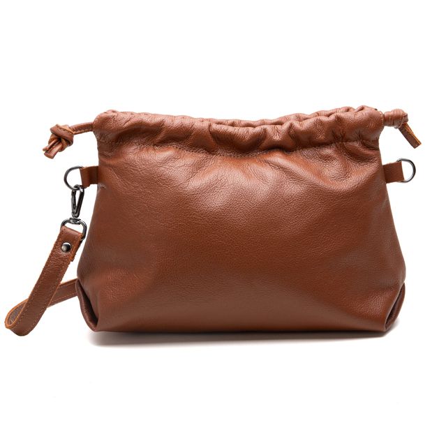 Bolsa de Couro - HARMONIA - Chocolate