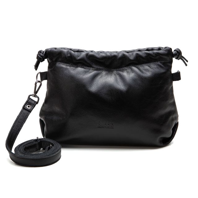 Bolsa de Couro - HARMONIA - Preta