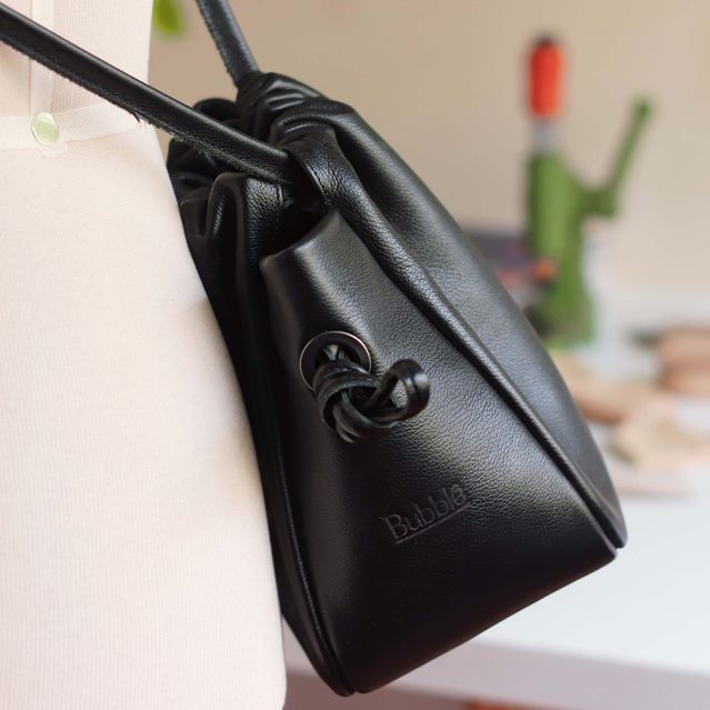 Bolsa de Couro - INSPIRAR - Preta