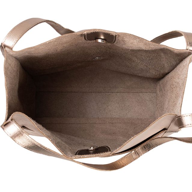 Bolsa de Couro - LITORAL - Champagne
