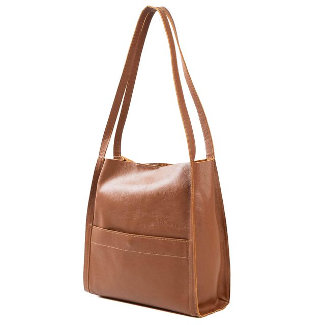 Bolsa de Couro - LITORAL - Chocolate