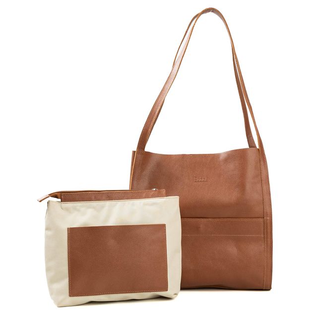 Bolsa de Couro - LITORAL - Chocolate