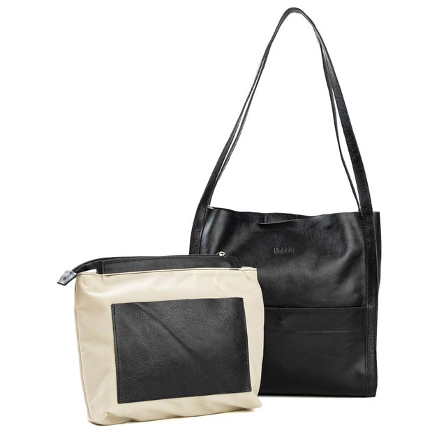 Bolsa de Couro - LITORAL - Preta