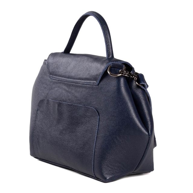 Bolsa de Couro - Mini NASCENTE - Azul Anil