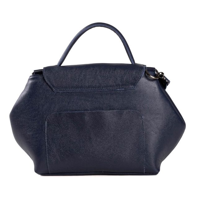 Bolsa de Couro - Mini NASCENTE - Azul Anil