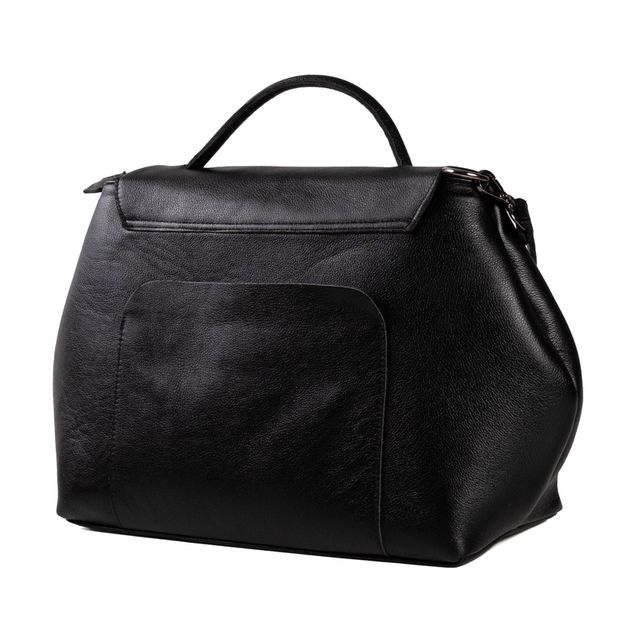 Bolsa de Couro - NASCENTE - Preta e Off White
