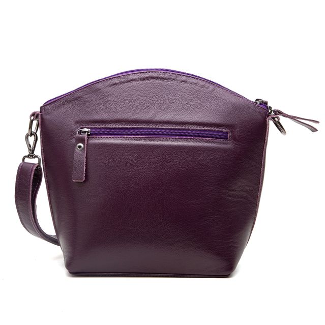 Bolsa de Couro - PAIXÃO - Uva 