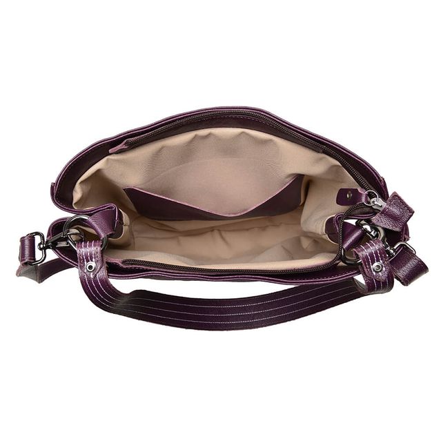 Bolsa de Couro - REALIZAR - Ameixa