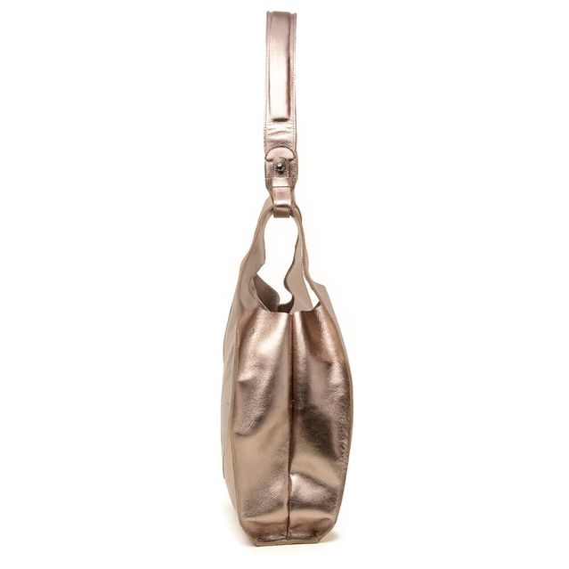 Bolsa de Couro - RELUZIR - Champagne