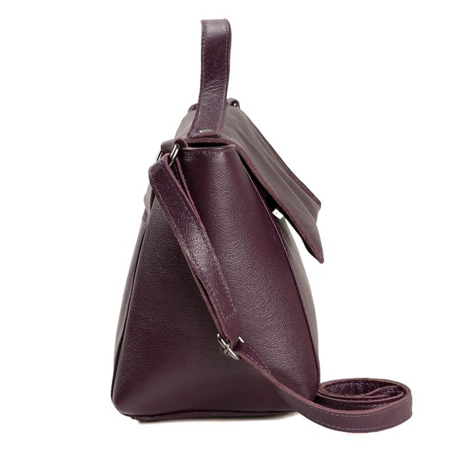 Bolsa de Couro - SERRA - Ameixa
