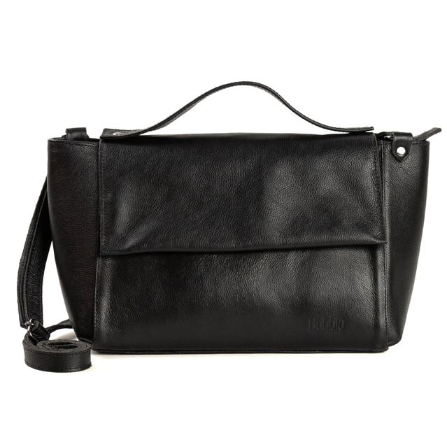 Bolsa de Couro - SERRA - Preto