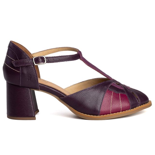 Sandália Peep Toe - LUA - Ameixa, Pitaya e Purple - 177.61