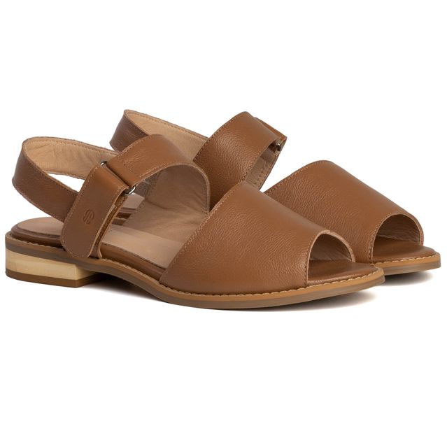 Sandália Rasteira - MARÉ - Caramelo - 842.97