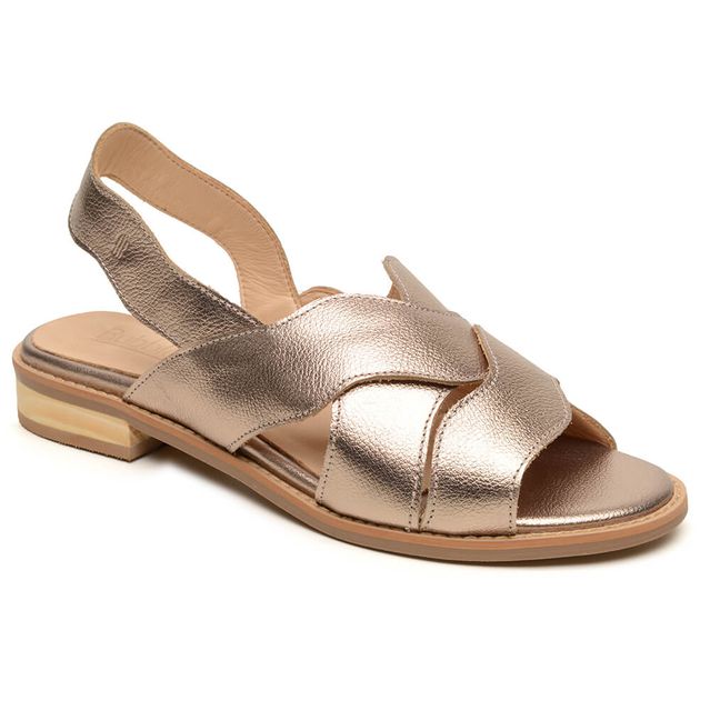 Sandália Rasteira - ONDAS - Champagne - 842.91 