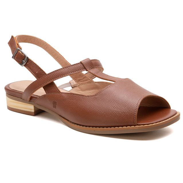 Sandália Rasteira - SERENA - Chocolate - 914.43