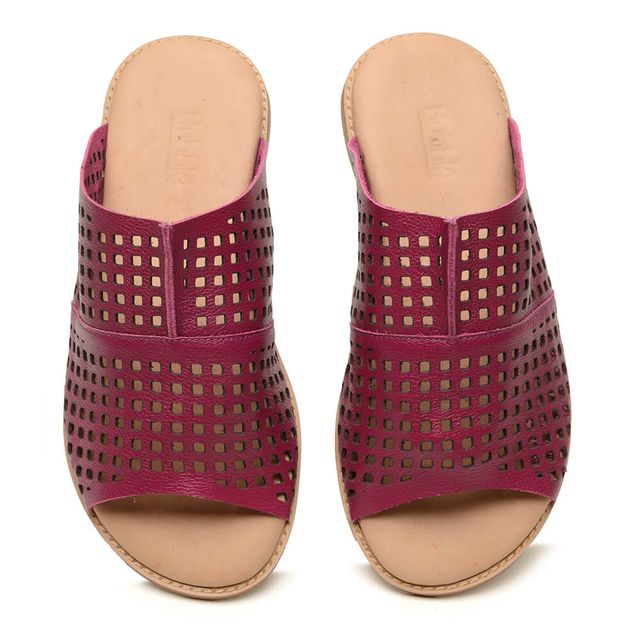 Sandália Rasteira - SOSSEGO - Pitaya - 882.02