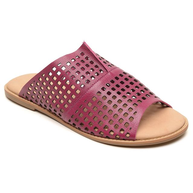 Sandália Rasteira - SOSSEGO - Pitaya - 882.02