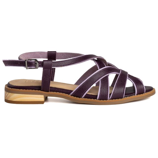 Sandália Rasteira - VOAR - Ameixa e Lavanda - 842.99
