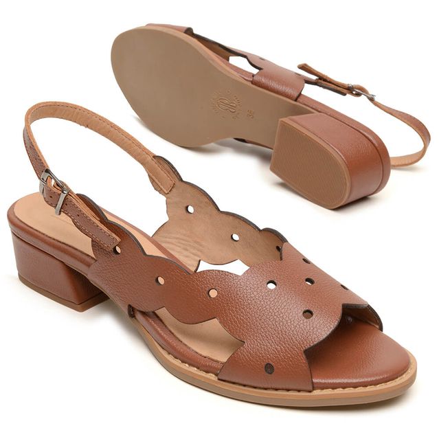 Sandália - SOL - Chocolate - 965.21 