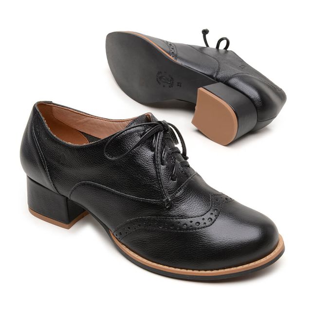 Sapato Oxford - ADORAR - Preto - 639.04