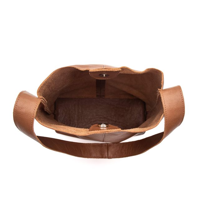 Bolsa de Couro - ASAS - Caramelo