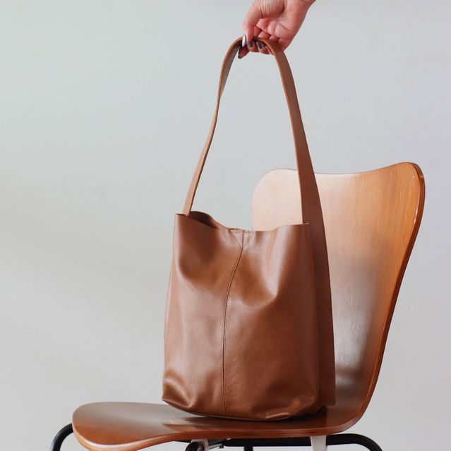 Bolsa de Couro - ASAS - Caramelo