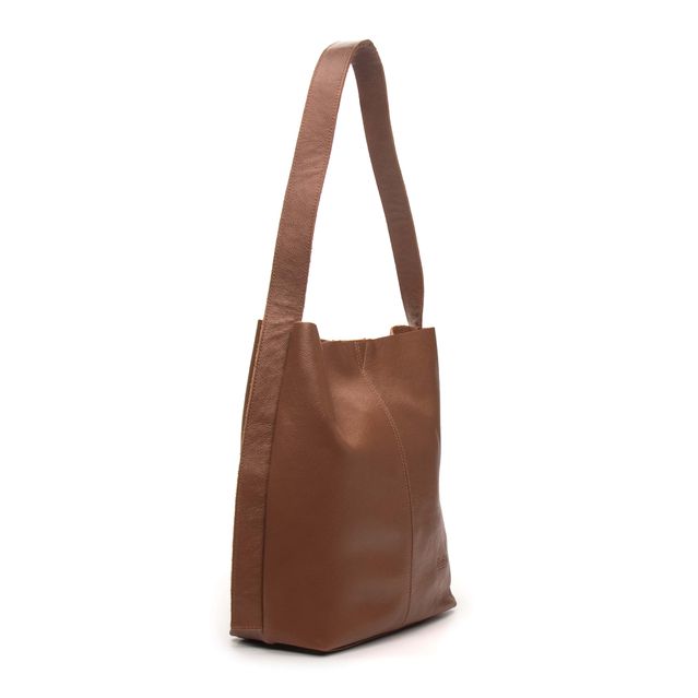 Bolsa de Couro - ASAS - Caramelo