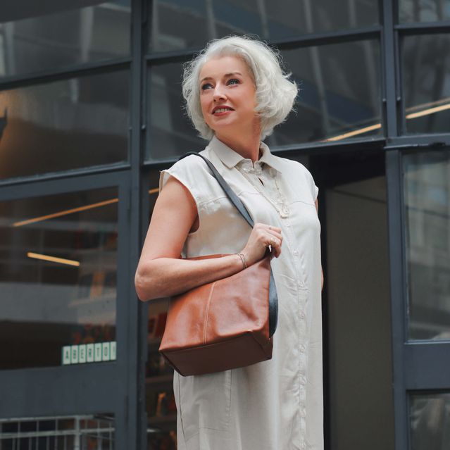 Bolsa de Couro - ASAS - Chocolate e Preto