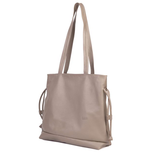 Bolsa de Couro - AURA - Amêndoa