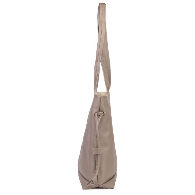 Bolsa de Couro - AURA - Amêndoa