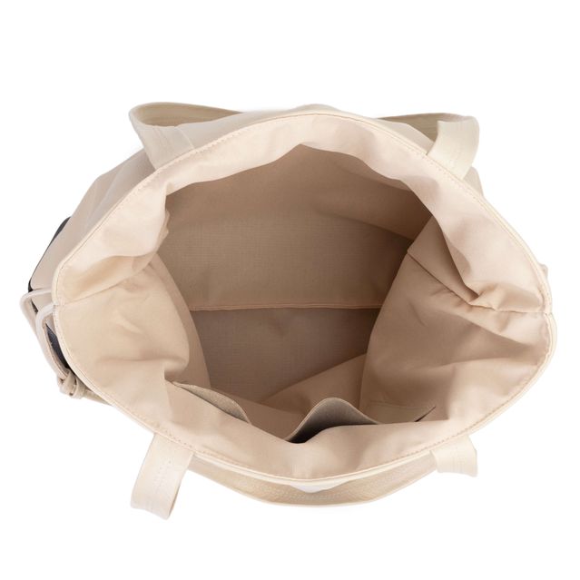 Bolsa de Couro - AURA - Off White e Preta