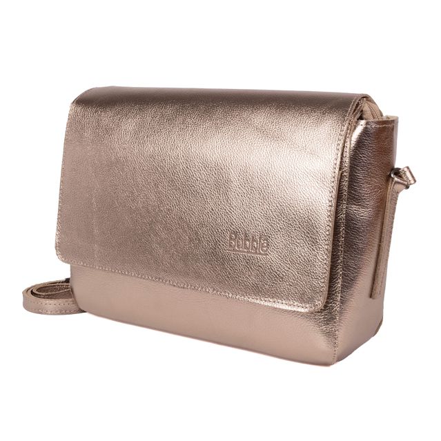 Bolsa de Couro - BÚZIOS - Champagne