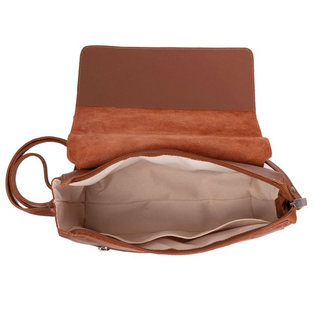 Bolsa de Couro - BÚZIOS - Chocolate
