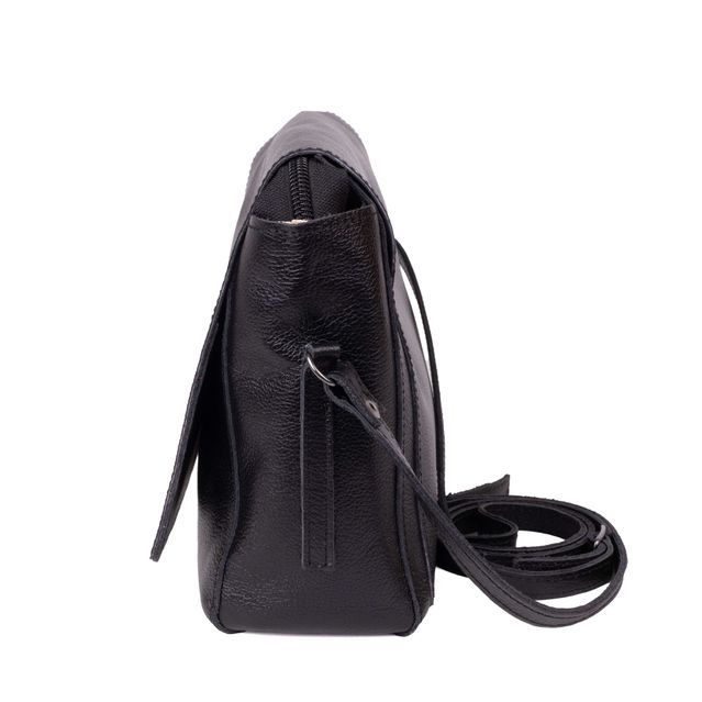 Bolsa de Couro - BÚZIOS - Preta