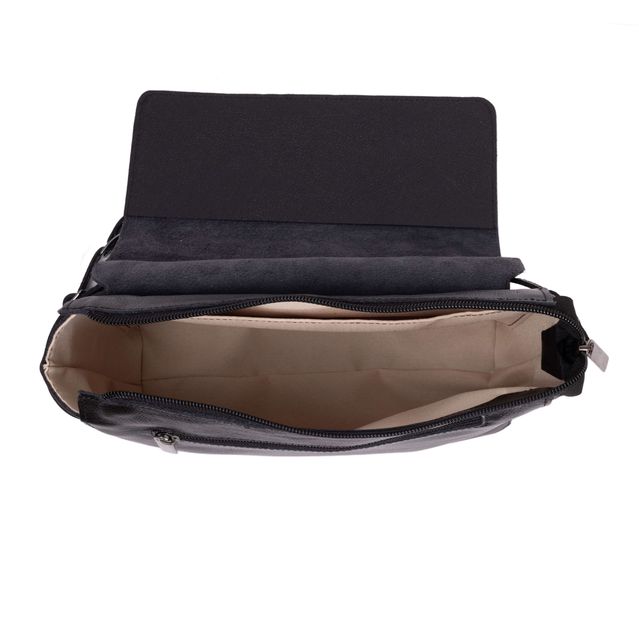 Bolsa de Couro - BÚZIOS - Preta