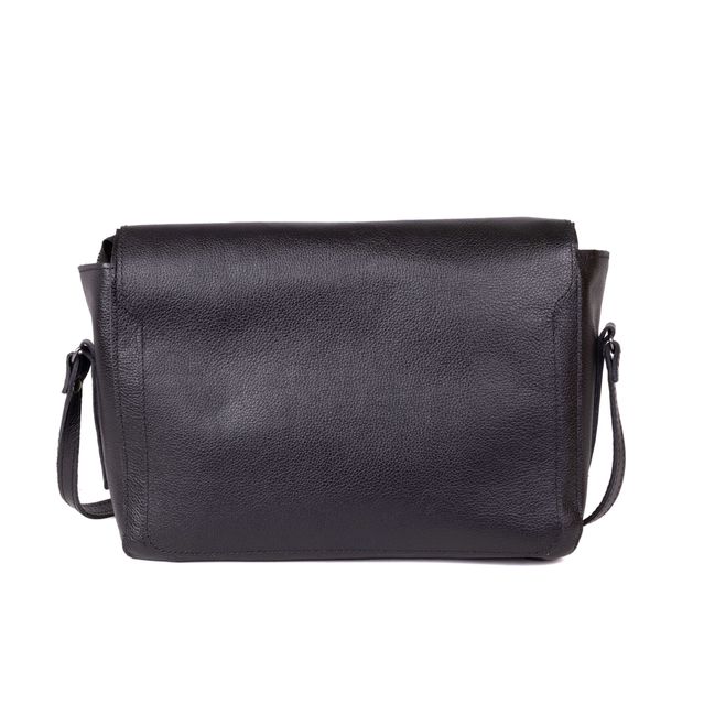 Bolsa de Couro - BÚZIOS - Preta