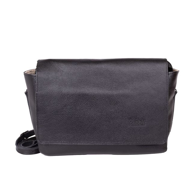 Bolsa de Couro - BÚZIOS - Preta
