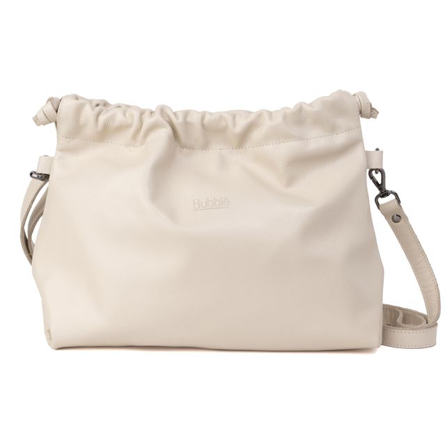 Bolsa de Couro Legítimo Off White - HARMONIA GRANDE