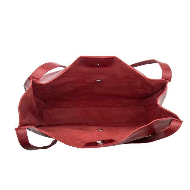 Bolsa de Couro - LITORAL - Vermelha