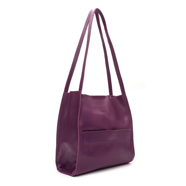 Bolsa de Couro - LITORAL - Violeta
