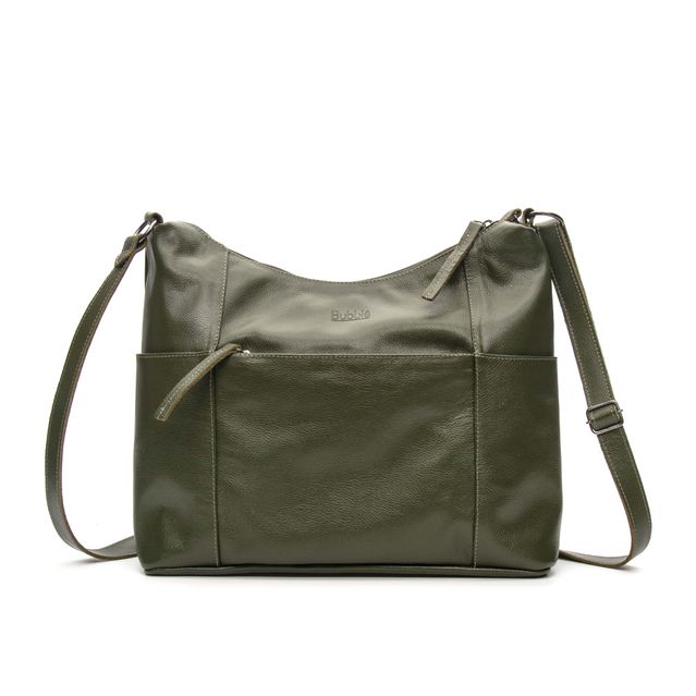 Bolsa de Couro - PARAÍSO - Verde Cacto