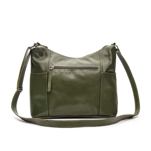 Bolsa de Couro - PARAÍSO - Verde Cacto