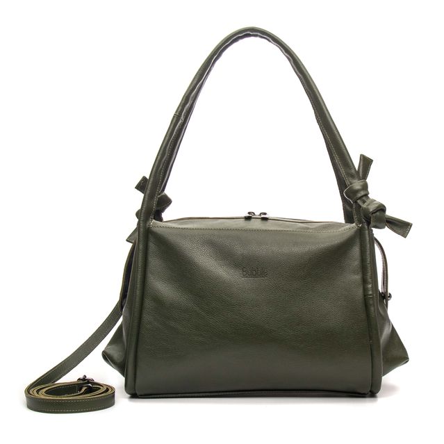 Bolsa de Couro - TEMPO - Verde Cacto